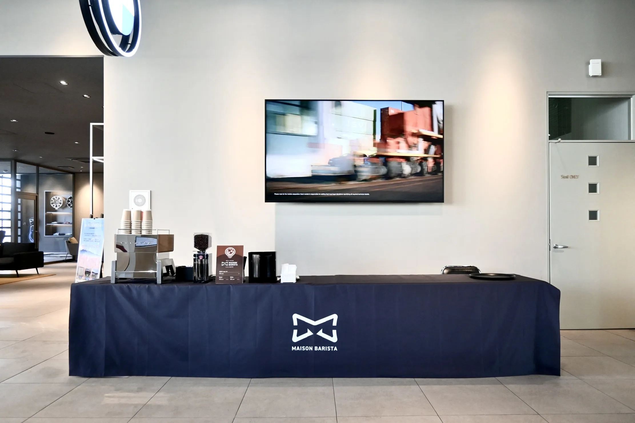 BMWの出張バリスタサービス 写真3