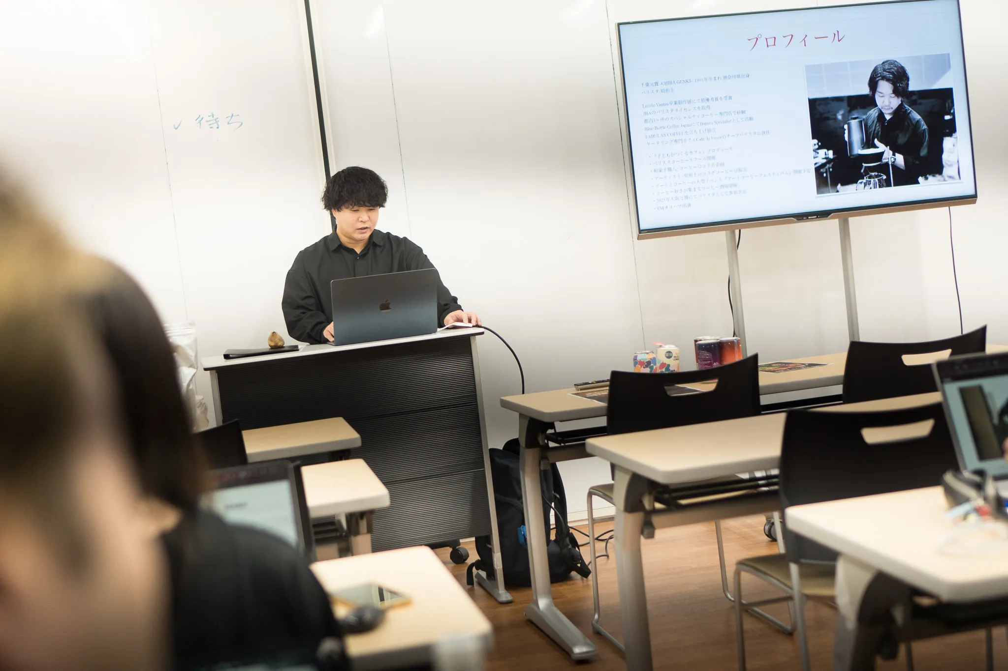 日本デザイナー学院の出張バリスタサービス 写真5