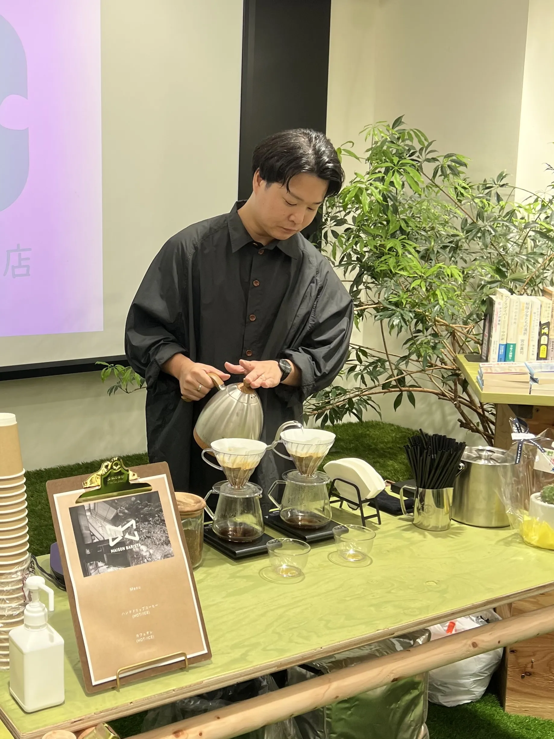 東邦レオ × 宇野書店の出張バリスタサービス 写真5