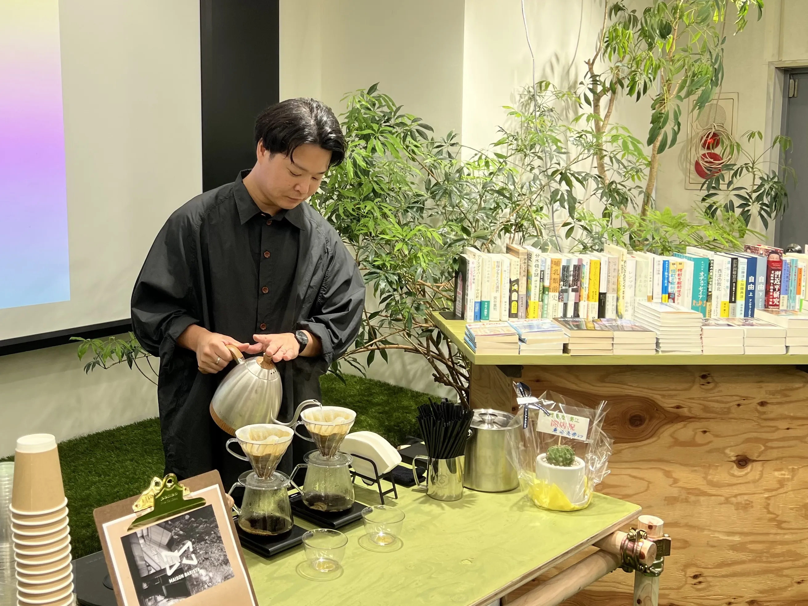 東邦レオ × 宇野書店の出張バリスタサービス 写真7